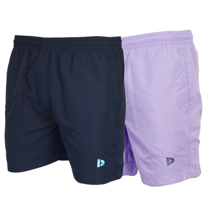 Donnay Heren - 2-Pack - Kort Sport/zwemshort Toon - Navy & Lavendel