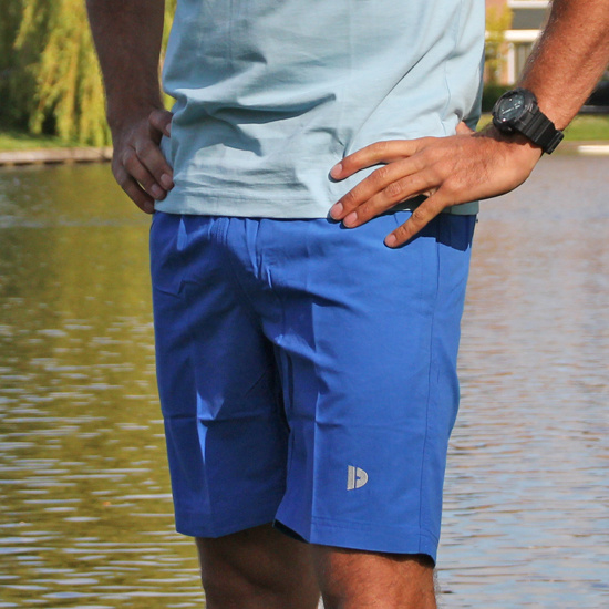 Donnay Micro Fibre Short - Sportbroek/Zwemshort - Heren - Maat L - Royal blue (215)