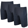 Donnay Heren - 3-Pack - Korte joggingbroek Roy - Blauw gemeleerd