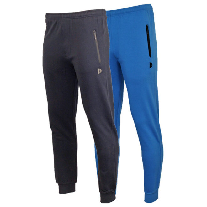 Donnay Heren - 2-Pack - Joggingbroek Jack - Navy & True Blue