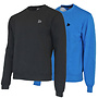 Donnay Heren - 2-Pack - Fleece Crew Sweater Dean - Zwart & True Blue