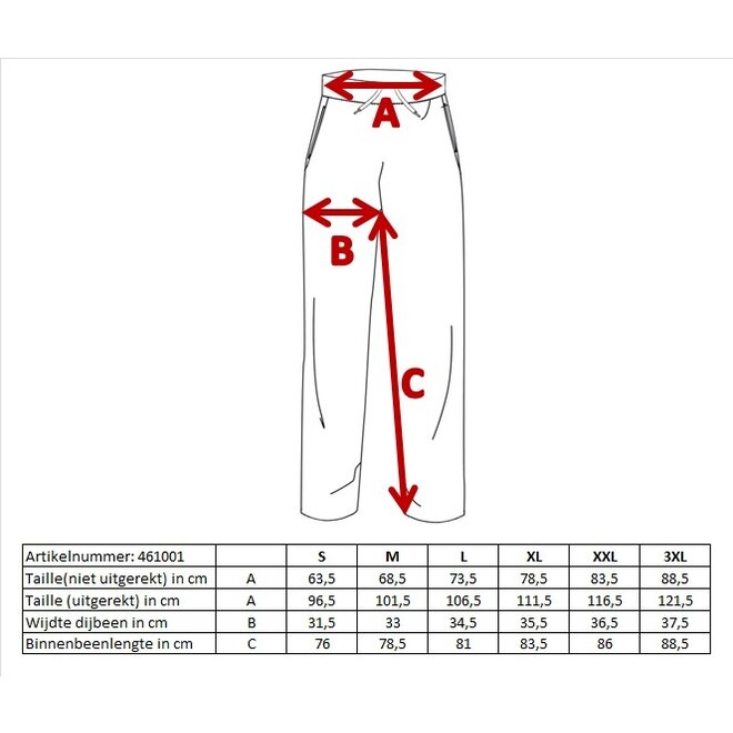 Donnay Heren - Joggingbroek rechte pijp Wess - Zilvergrijs