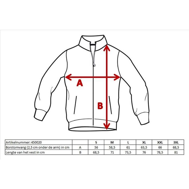 Donnay Heren - 2-Pack - Vest met kraag Bryan - Navy & Rood