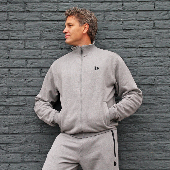 Donnay Heren - Joggingsuit Mees - Zilvergrijs