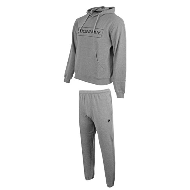 Donnay Heren - Joggingsuit Finn - Zilvergrijs