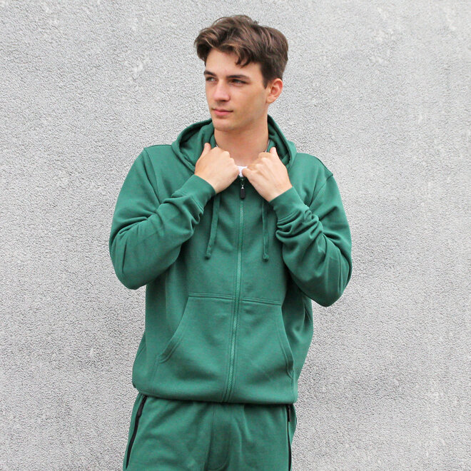 Donnay Heren - Joggingsuit Mike - Bosgroen