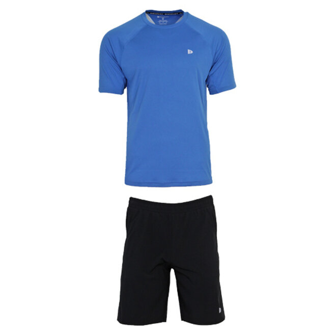 Donnay Heren - Sportset Jim - Zwart & True Blue