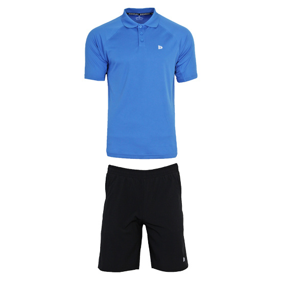 Donnay Donnay Heren - Sportset Zac - Zwart & True Blue