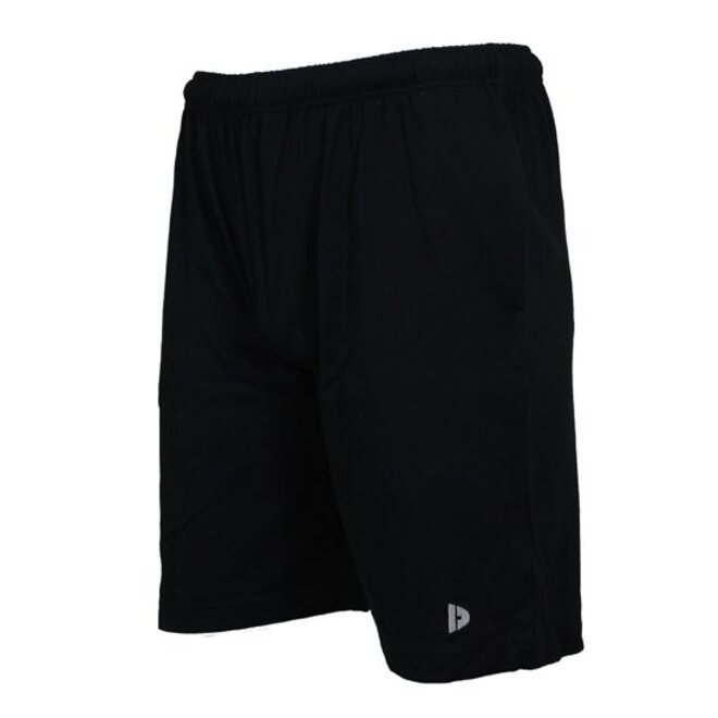 Donnay Heren - 2-Pack - Korte joggingbroek Roy - Donkergrijs & Zwart