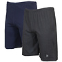 Donnay Heren - 2-Pack - Korte joggingbroek Roy - Navy & Donkergrijs