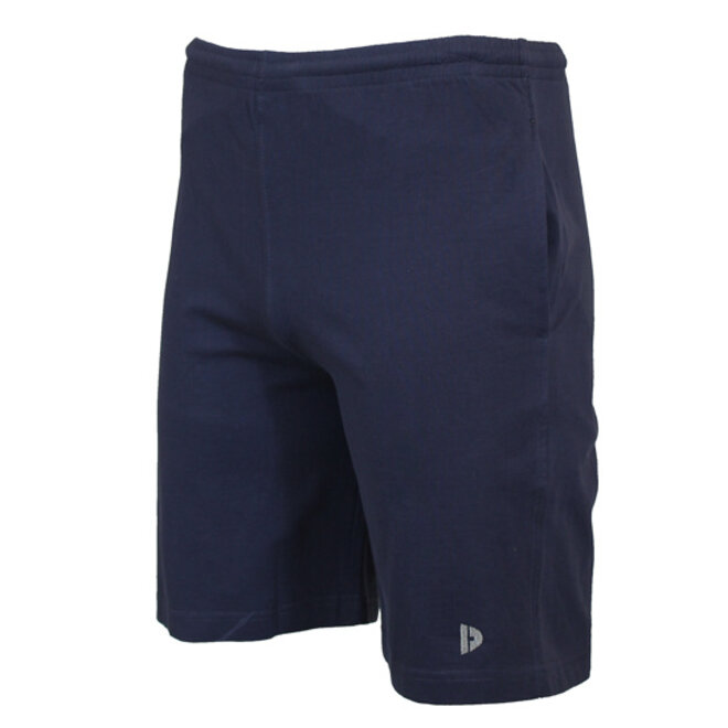 Donnay Heren - 2-Pack - Korte joggingbroek Roy - Navy & Blue marl