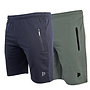 Donnay Heren - 2-Pack - Korte joggingbroek Nick - Navy & Jungle Green