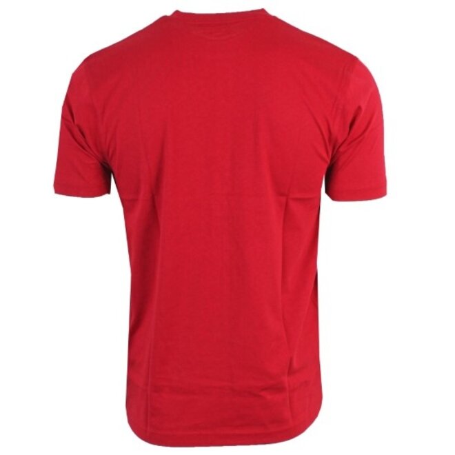Donnay Heren - 4-Pack - T-Shirt Vince - Donkerrood