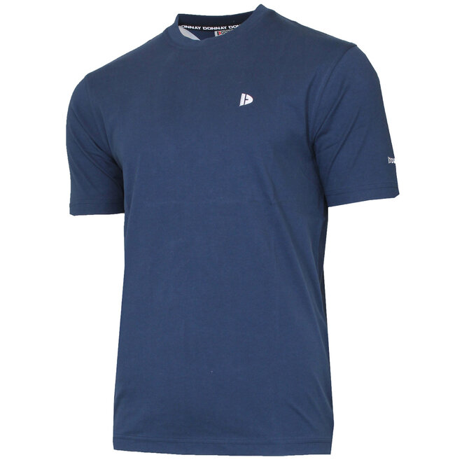 Donnay Heren - 4-Pack - T-Shirt Vince - Zwart/Wit/Navy/Army