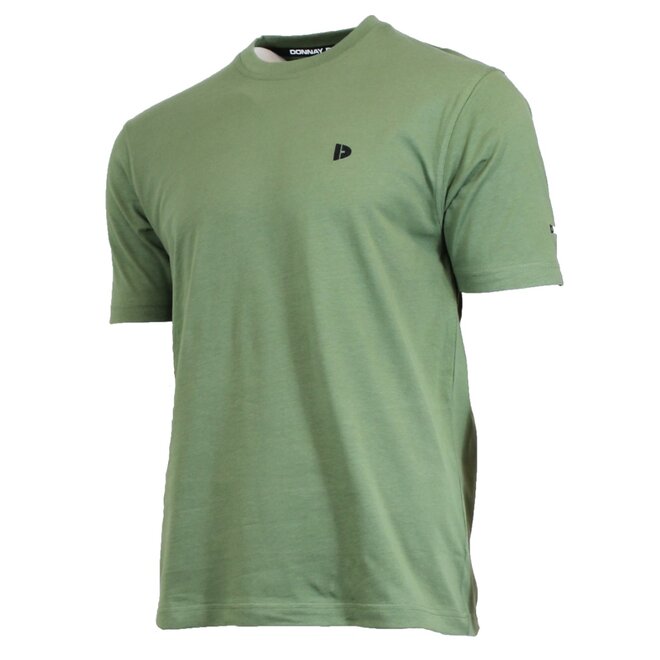 Donnay Heren - 4-Pack - T-Shirt Vince - Zwart/Navy/Grijs/Army