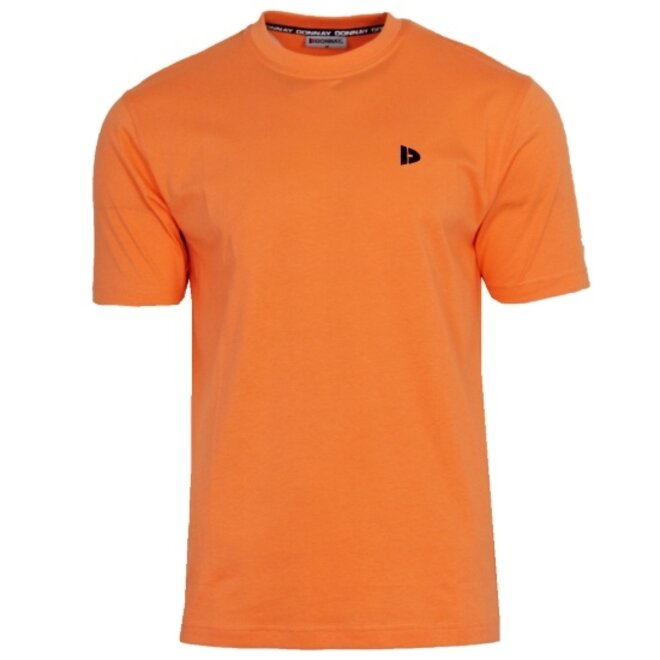 Donnay Heren - 3-Pack - T-Shirt Vince - Zwart/Navy/Apricot