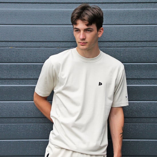3-Pack Donnay T-shirt (599008) - Sportshirt - Heren - Charcoal-marl/Navy/Sand (568) - maat S
