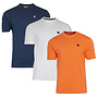 Donnay Heren - 3-Pack - T-Shirt Vince - Navy/Wit/Apricot