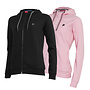 Donnay Dames - 2-Pack - Vest met capuchon Anna - Zwart & Shadow Pink