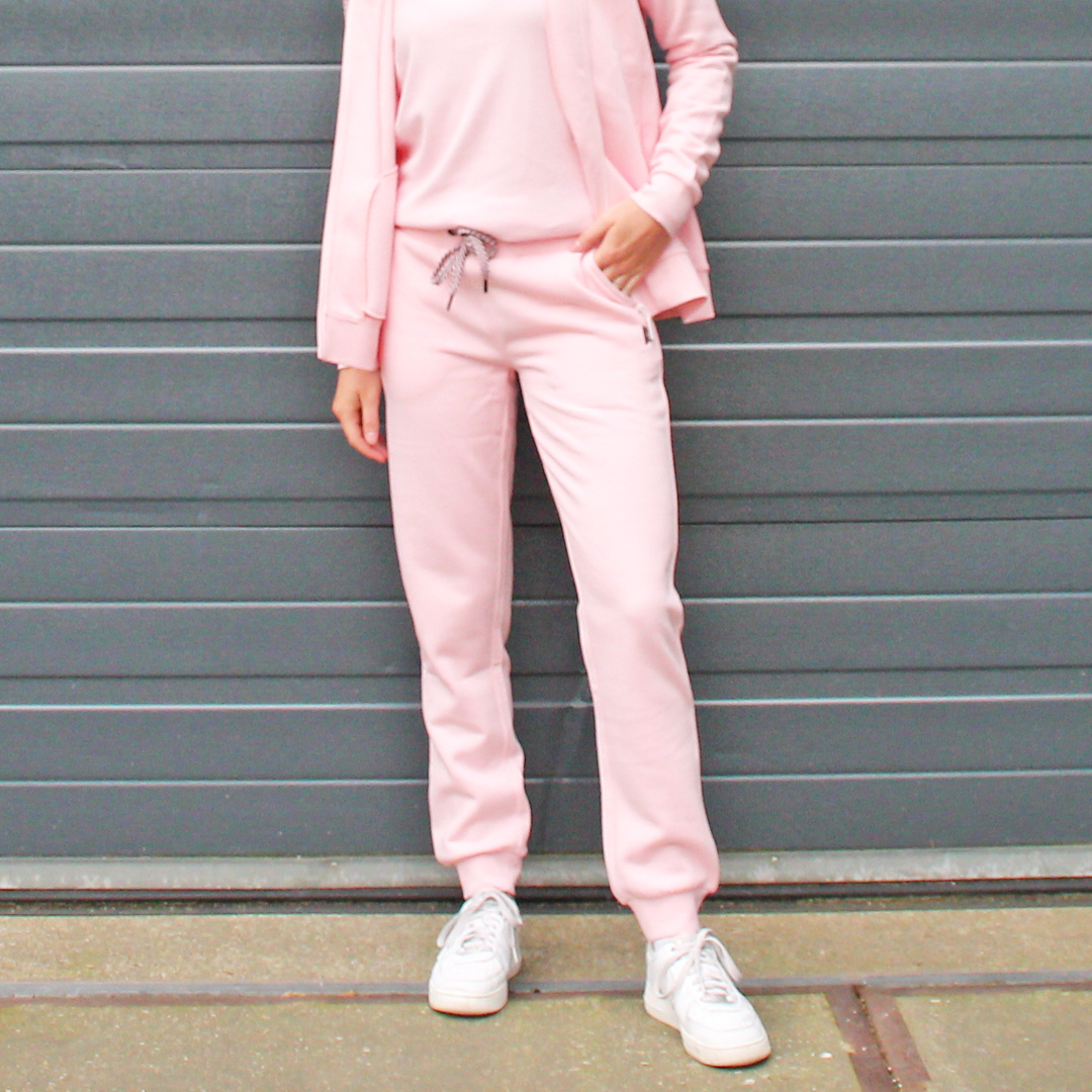 Donnay Joggingbroek met Elastiek Carolyn - Sportbroek - Dames - Maat S - Shadow Pink (545)