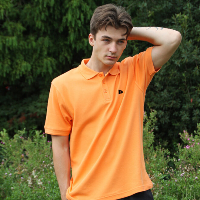 Donnay Heren - 3-Pack - Polo shirt Noah - Zwart / Wit / Apricot