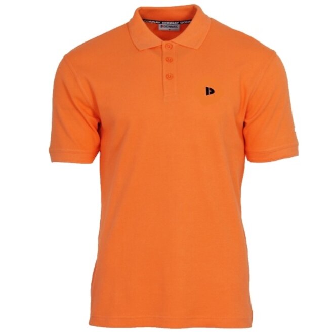 Donnay Heren - 3-Pack - Polo shirt Noah - Zwart / Donkergrijs / Apricot