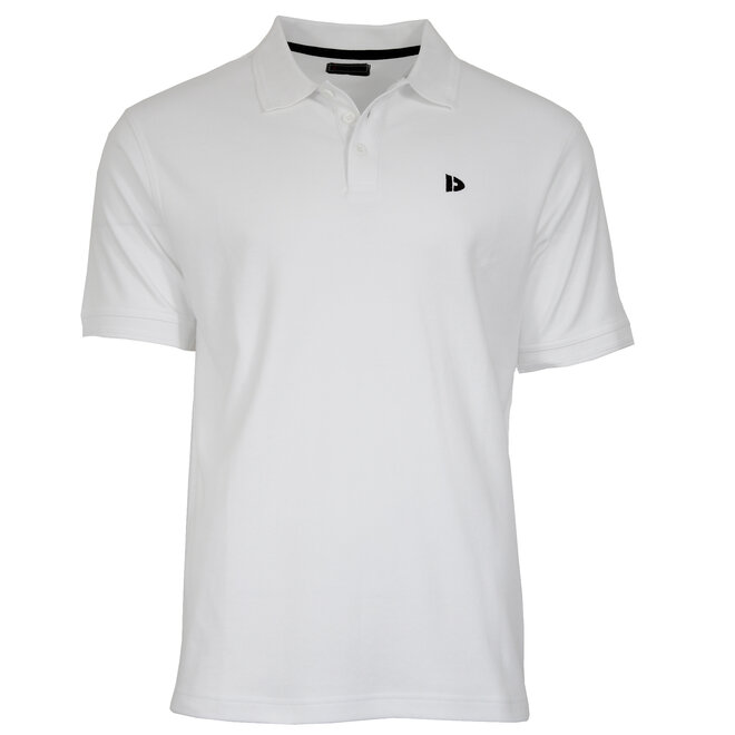 Donnay Heren - 3-Pack - Polo shirt Noah - Donkergrijs / Wit / Lemon Green