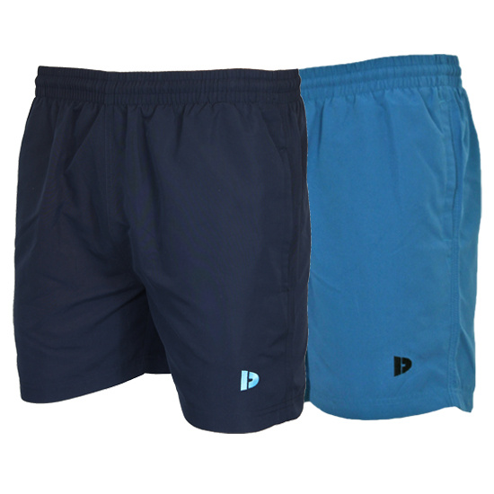 Donnay Donnay Heren - 2-Pack - Kort Sport/zwemshort Toon - Navy & Petrol Blue