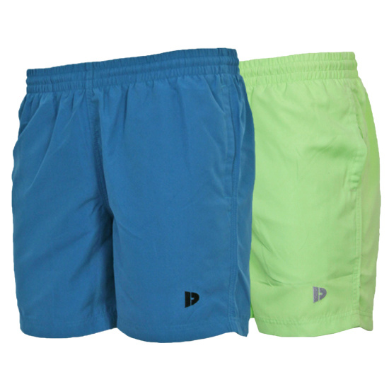 Donnay Donnay Heren - 2-Pack - Kort Sport/zwemshort Toon - Petrol Blue & Lemon Green