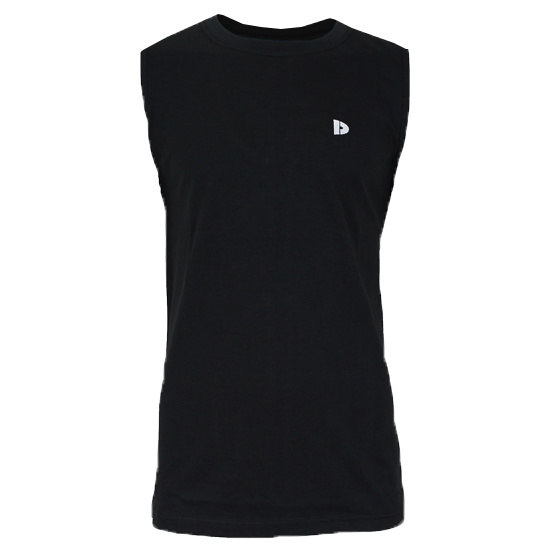 3-Pack Donnay T-shirt zonder mouw (589100) - Sportshirt - Heren - Black/White/Petrol (557) - maat S