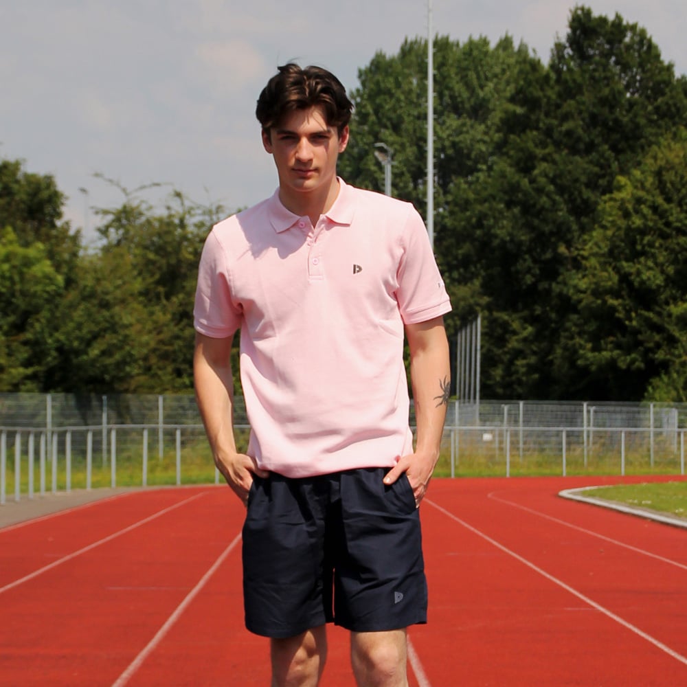 Donnay Polo - Sportpolo - Heren - Shadow Pink (545) - maat S