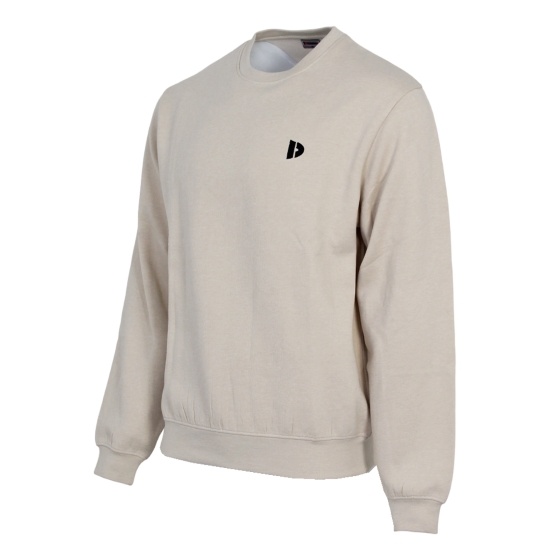 Donnay Heren - Fleece Crew Sweater Dean - Sand - Donnay Nederland