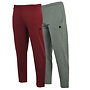 Donnay Heren - 2-Pack - Joggingbroek Wess - Burgundy & Jungle Green