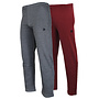 Donnay Heren - 2-Pack - Joggingbroek Wess - Donkergrijs & Burgundy