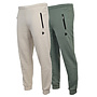 Donnay Heren - 2-Pack - Joggingbroek Jack - Sand & Jungle Green