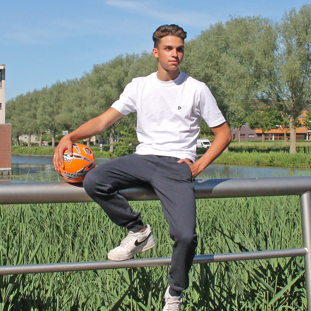 2-Pack Donnay - Joggingbroek met elastiek (Jack) - Sportbroek - Heren - Navy/Burgundy (630) - maat S