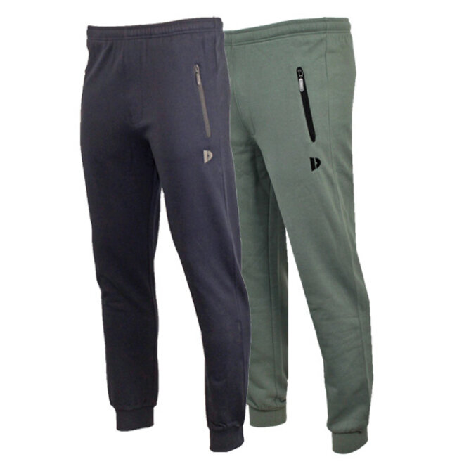 Donnay Heren - 2-Pack - Joggingbroek Jack - Navy & Jungle Green