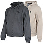 Donnay Heren - 2-Pack - Vest met capuchon Bruce - Donkergrijs & Sand
