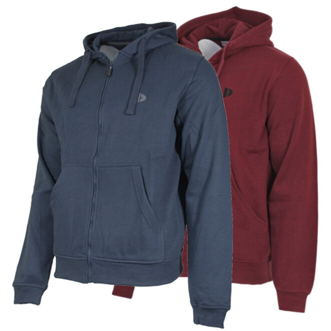 Donnay Heren - 2-Pack - Vest met capuchon Bruce - Navy & Burgundy
