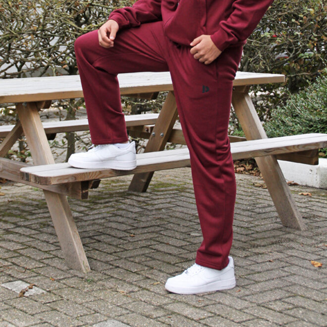 Donnay Heren - Joggingbroek rechte pijp Wess - Burgundy