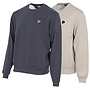 Donnay Heren - 2-Pack - Fleece Crew Sweater Dean - Navy & Sand