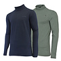 Campri Heren - 2-Pack - Skipully - shirt met col - Navy & Jungle Green