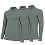 Campri Heren - 3-Pack - Skipully - shirt met col - Jungle Green