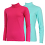 Campri Dames - 2-Pack - Skipully - shirt met col - Roze & Aruba Blue