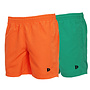 Donnay Heren - 2-Pack - Kort Sport/zwemshort Toon - Apricot & Grass Green