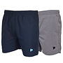 Donnay Heren - 2-Pack - Kort Sport/zwemshort Toon - Navy & Steel Grey