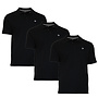 Donnay Heren - 3-Pack - Polo shirt Noah - Zwart
