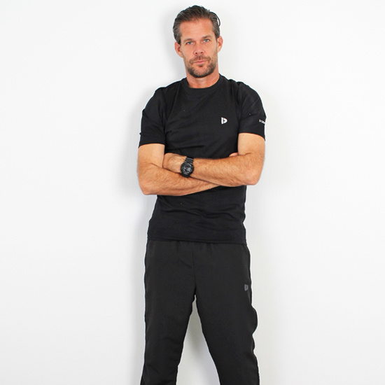 Donnay T-shirt - Sportshirt - Heren - Maat S - Zwart