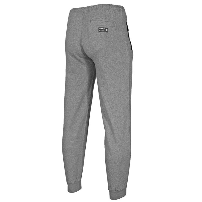 Donnay Heren - 2-Pack - Joggingbroek Jack - Zwart & Zilvergrijs