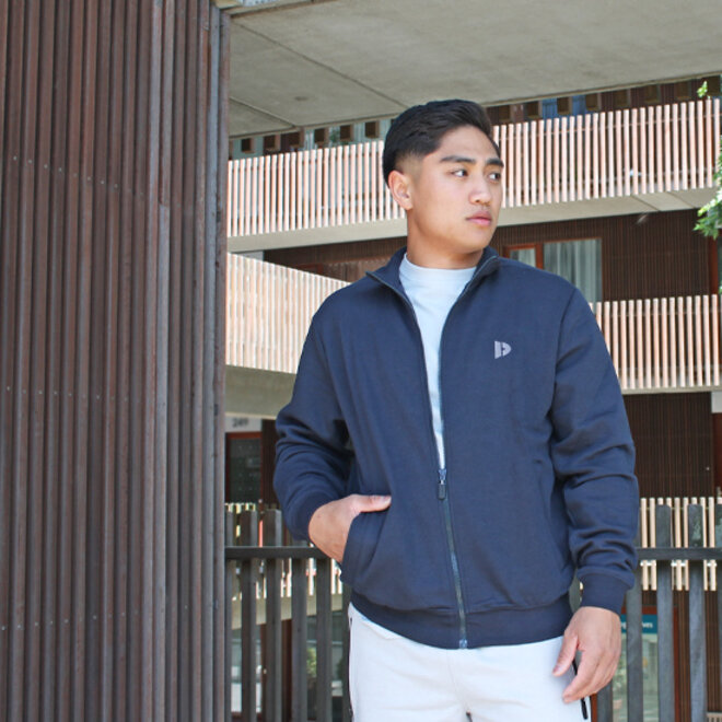 Donnay Heren - Vest met kraag Bryan - Navy